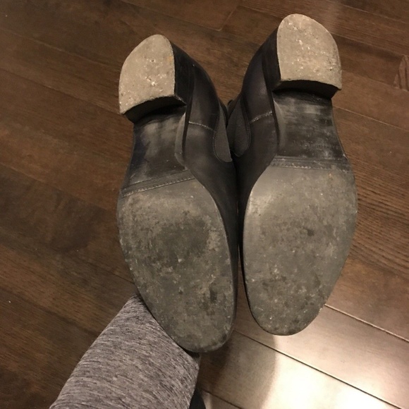 L.K. Bennett Black Leather Chelsea Ankle Boots - Picture 4 of 4